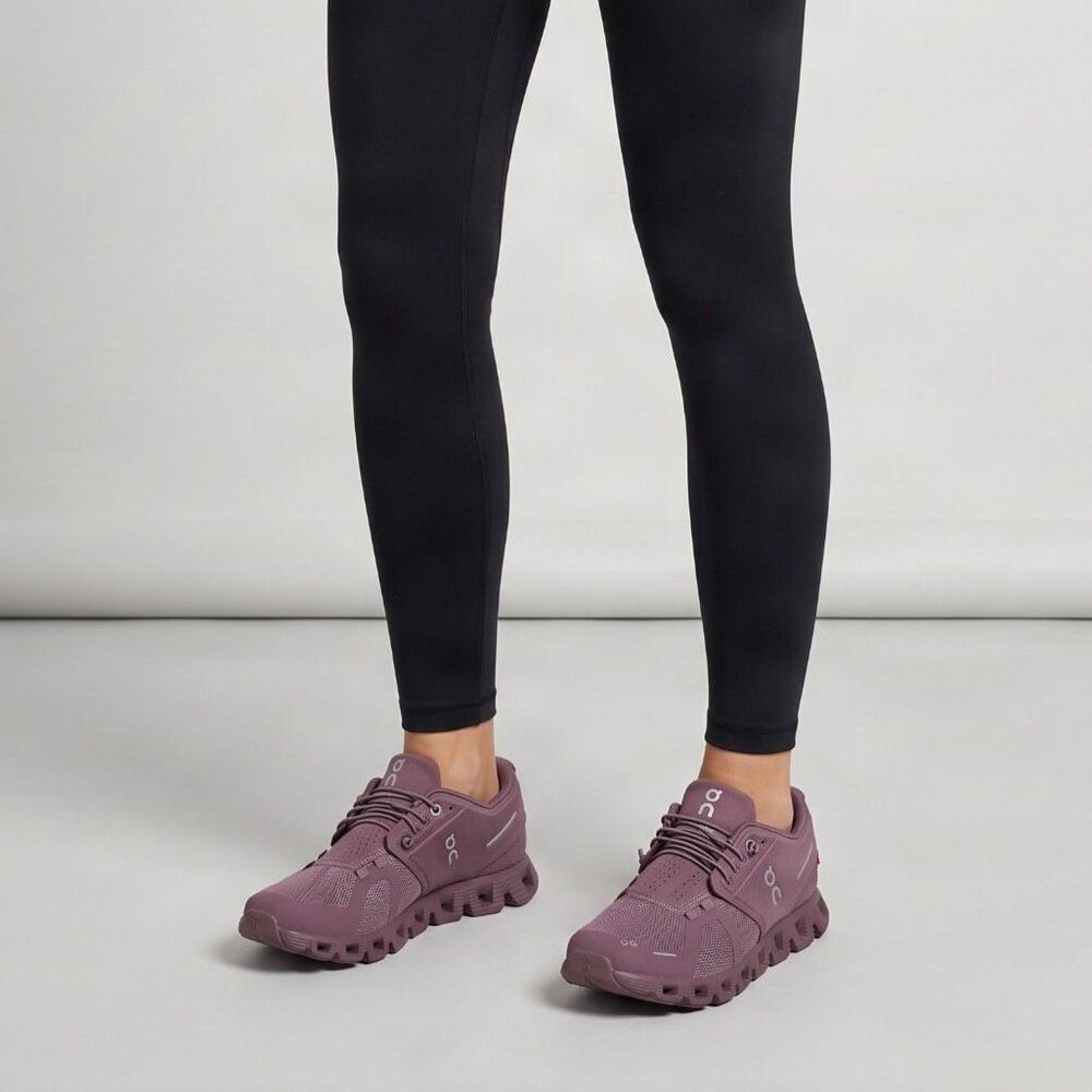 Women's On Cloud 5 Fig/Quartz Running Shoe